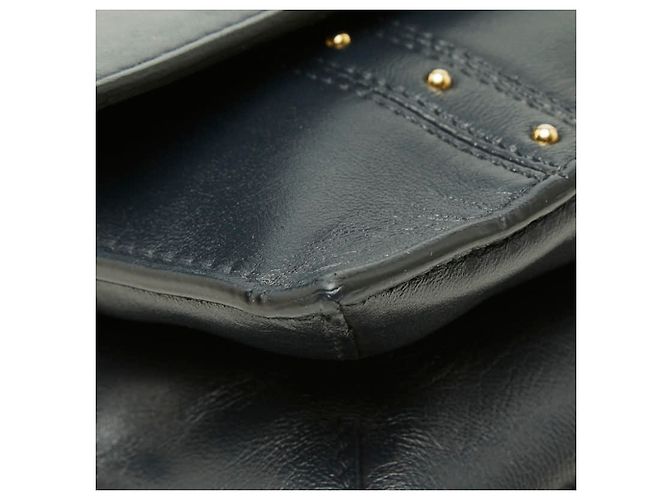 Borsa a patta Valentino Rockstud in pelle nera - vista 5