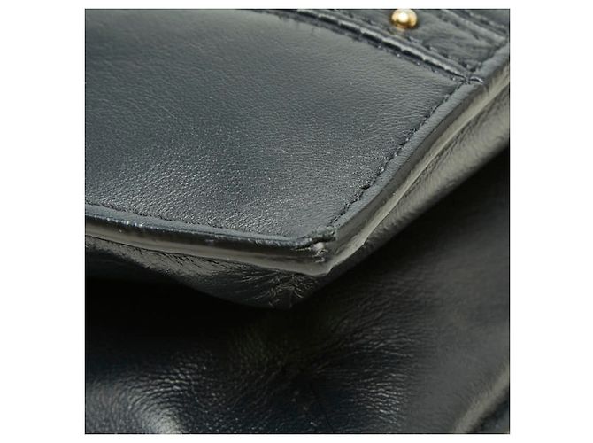 Borsa a patta Valentino Rockstud in pelle nera - vista 7