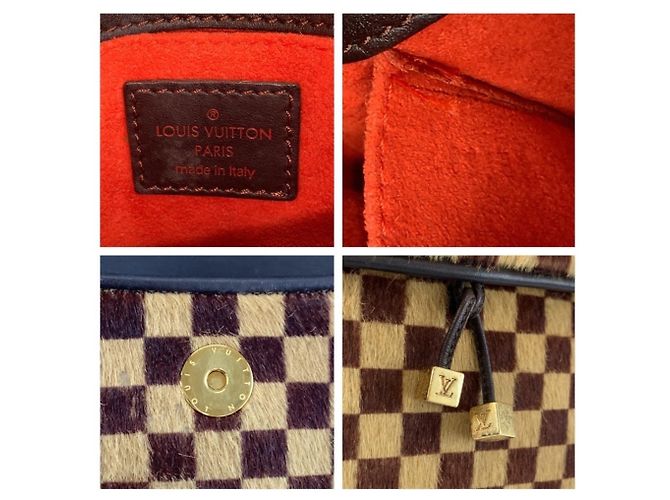 Borsa a spalla Louis Vuitton Damier Sauvage Gazelle - vista 3