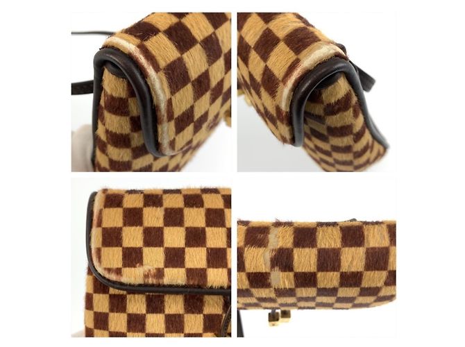 Borsa a spalla Louis Vuitton Damier Sauvage Gazelle - vista 5