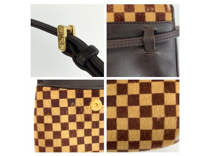 Borsa a spalla Louis Vuitton Damier Sauvage Gazelle - vista 6