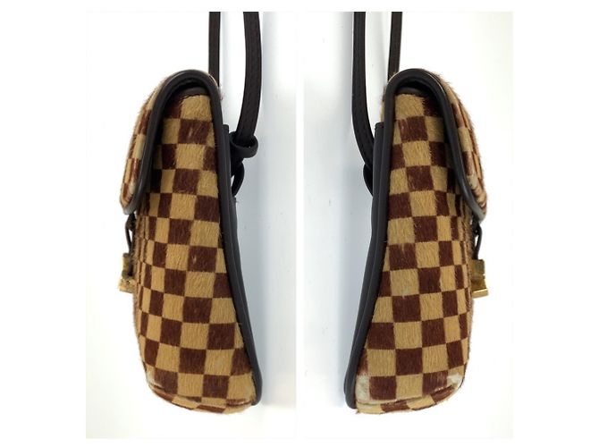 Borsa a spalla Louis Vuitton Damier Sauvage Gazelle - vista 7
