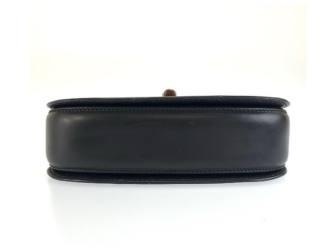 Borsa a mano Gucci Bamboo in pelle nera - vista 9