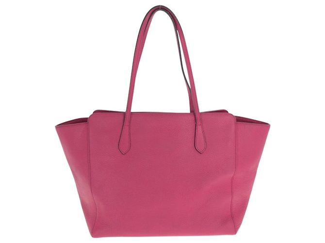 Gucci Swing Shopper aus rosa Leder - Ansicht 2