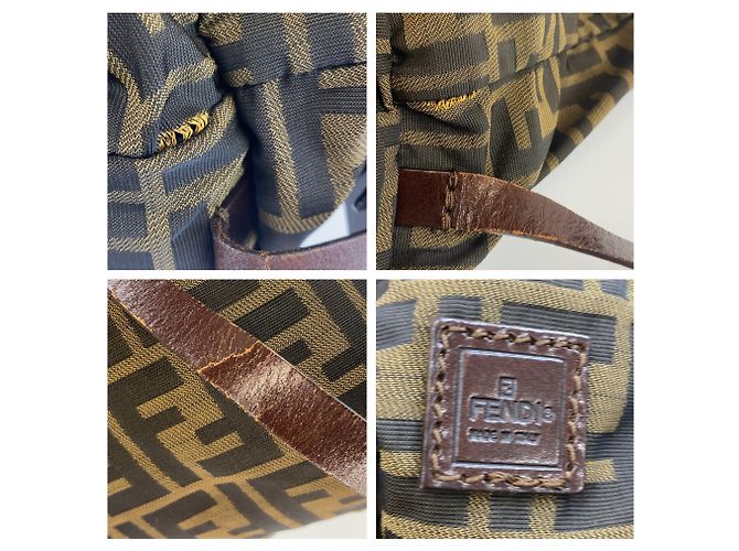 Fendi Rucksack mit Zucca-Muster - Ansicht 10