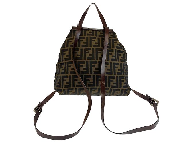 Fendi Rucksack mit Zucca-Muster - Ansicht 2