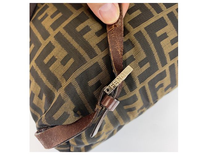 Fendi Rucksack mit Zucca-Muster - Ansicht 7