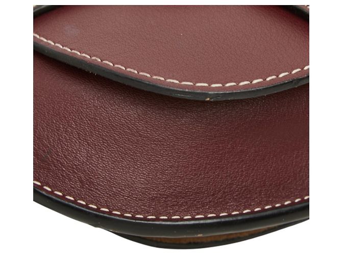 Loewe Gate Bag - Borsa a Tracolla in Pelle Bordeaux - vista 5