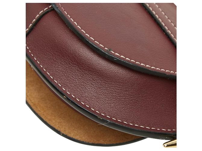 Loewe Gate Bag - Borsa a Tracolla in Pelle Bordeaux - vista 6
