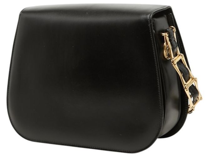 Borsa a tracolla Versace Medusa in pelle nera - vista 2