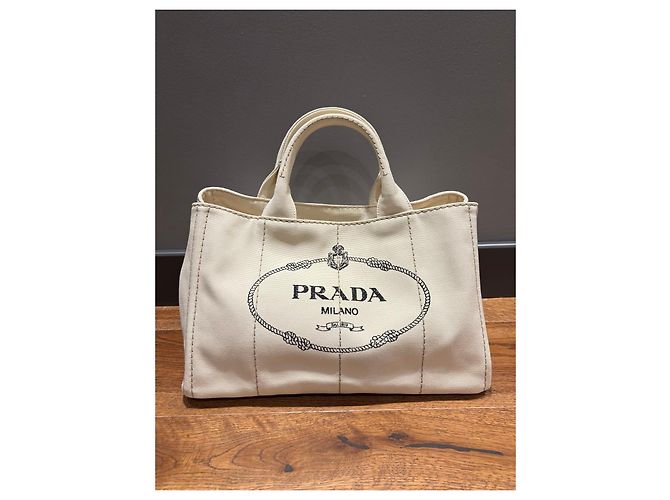 Prada Canapa Canvas Tote Bag - Ansicht 12