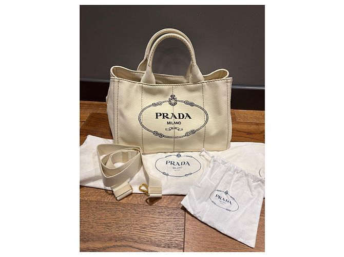 Prada Canapa Canvas Tote Bag - Ansicht 14