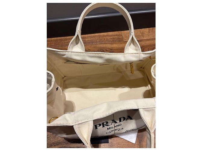 Prada Canapa Canvas Tote Bag - Ansicht 5