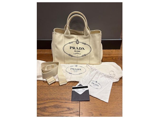 Prada Canapa Canvas Tote Bag - Ansicht 6