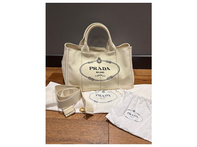 Prada Canapa Canvas Tote Bag - Ansicht 7
