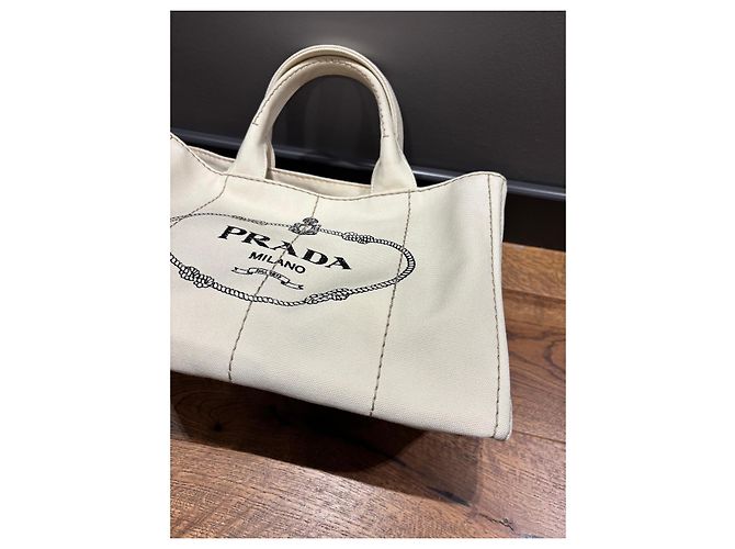 Prada Canapa Canvas Tote Bag - Ansicht 9