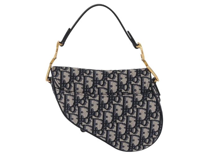 Christian Dior Saddle Oblique Canvas Small - vista 2