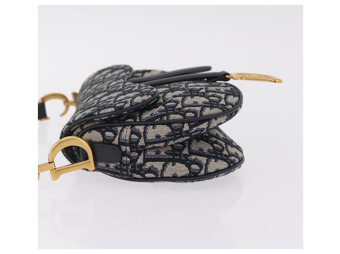 Christian Dior Saddle Oblique Canvas Small - vista 4