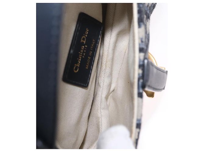 Christian Dior Saddle Oblique Canvas Small - vista 5
