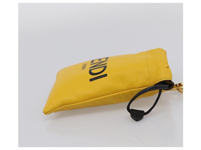 Fendi Logo Drawstring Leather - vista 4