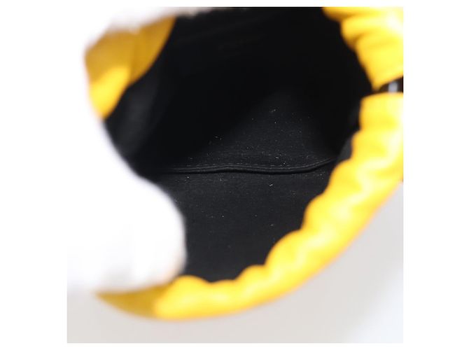Fendi Logo Drawstring Leather - vista 5