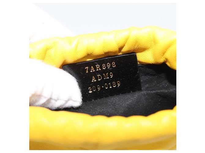 Fendi Logo Drawstring Leather - vista 7