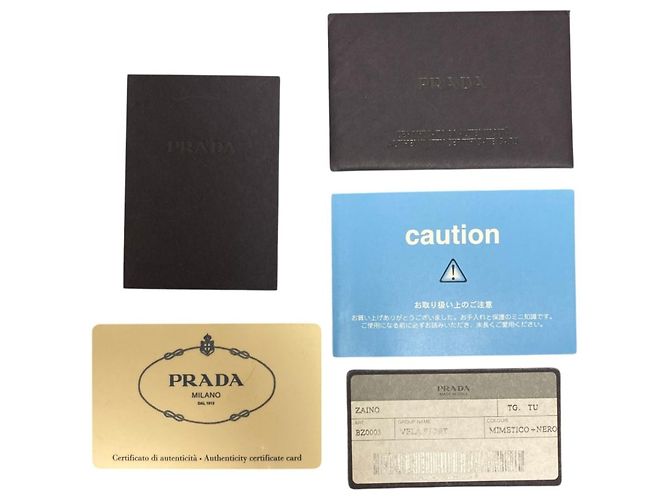 Prada Triangle Logo Plate Nylon Backpack - view 14