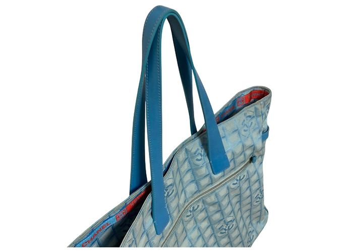 Borsa Tote Chanel New Travel Line - vista 3