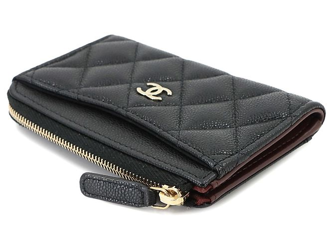 Portamonete Chanel Matelassé in Nero - vista 5