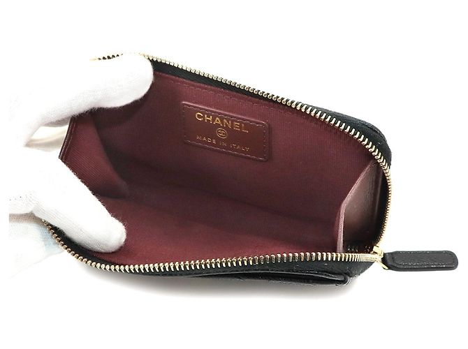 Portamonete Chanel Matelassé in Nero - vista 6