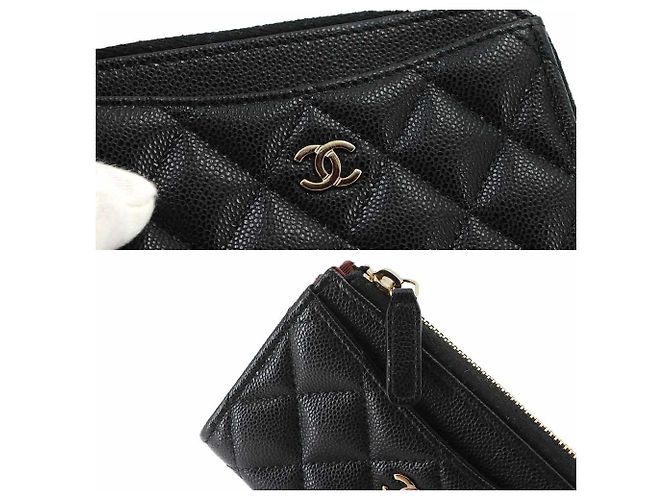 Portamonete Chanel Matelassé in Nero - vista 9