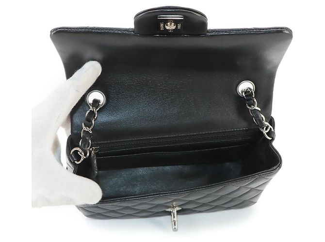 Chanel Mini Matelasse 20 Borsa a spalla con catena - vista 7