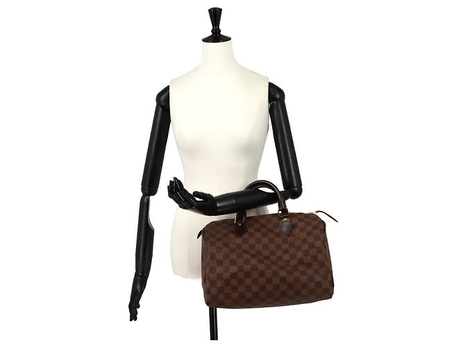 Borsa Louis Vuitton Damier Speedy 30 - vista 10