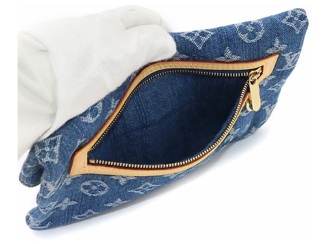 Louis Vuitton Monogram Denim Pochette - vista 6