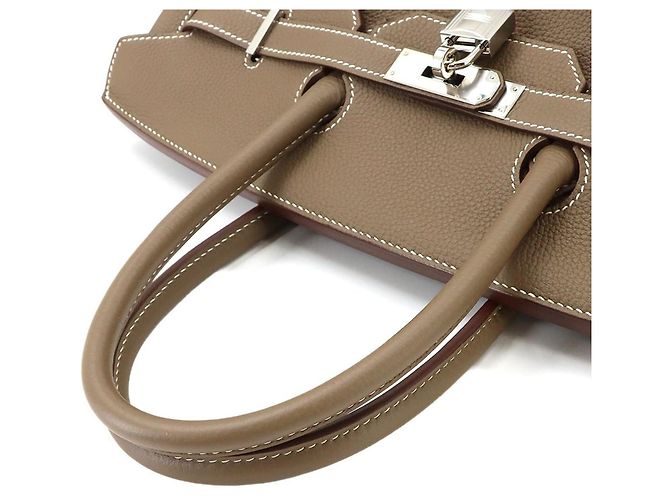 Hermès Borsa Hermes Birkin 35 Togo Etoupe - vista 6