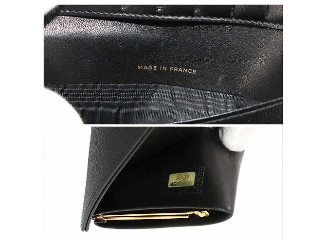 Cartera larga de piel de becerro granulada Chanel - vista 10