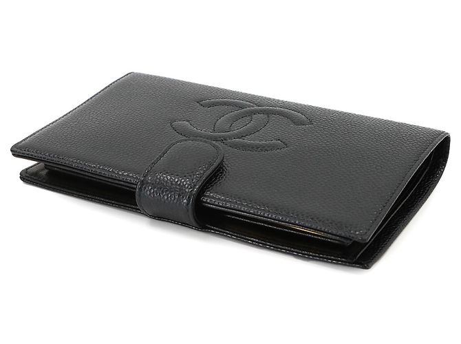 Cartera larga de piel de becerro granulada Chanel - vista 5