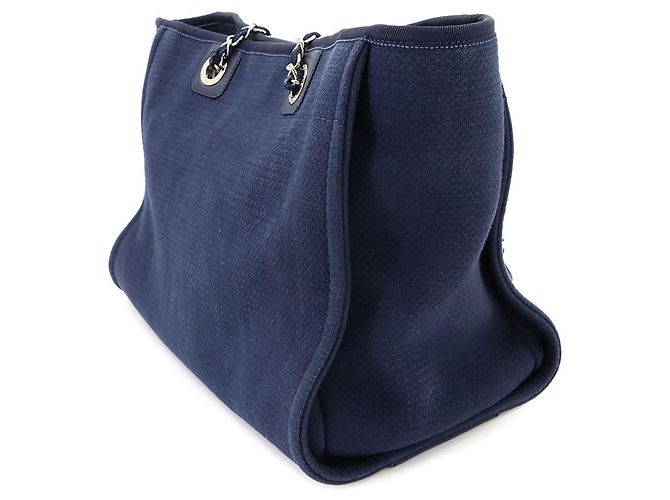 Borsa a mano Chanel Deauville MM Chain Tote - vista 4