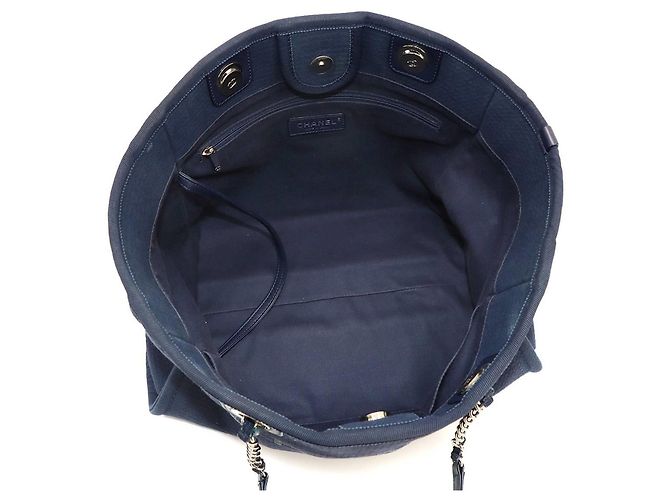 Borsa a mano Chanel Deauville MM Chain Tote - vista 7