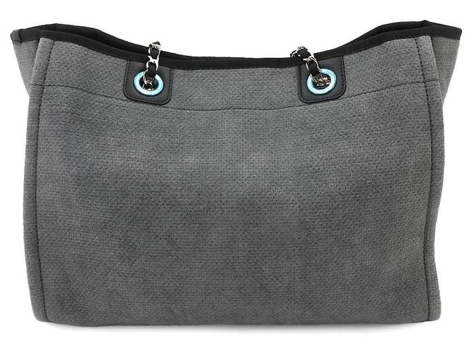 Chanel Deauville MM Chain Tote Handbag - view 3