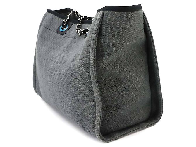 Chanel Deauville MM Chain Tote Handbag - view 4