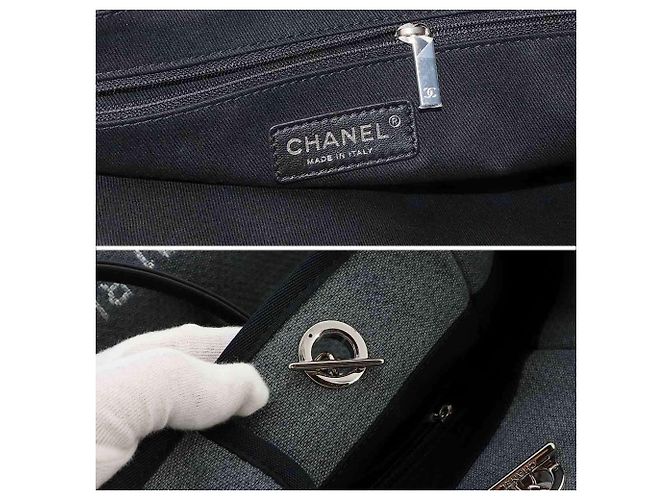 Chanel Deauville MM Chain Tote Handbag - view 8