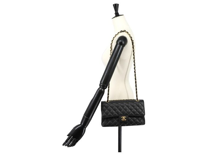 Borsa a spalla con catena Chanel Matelasse 25 - vista 10
