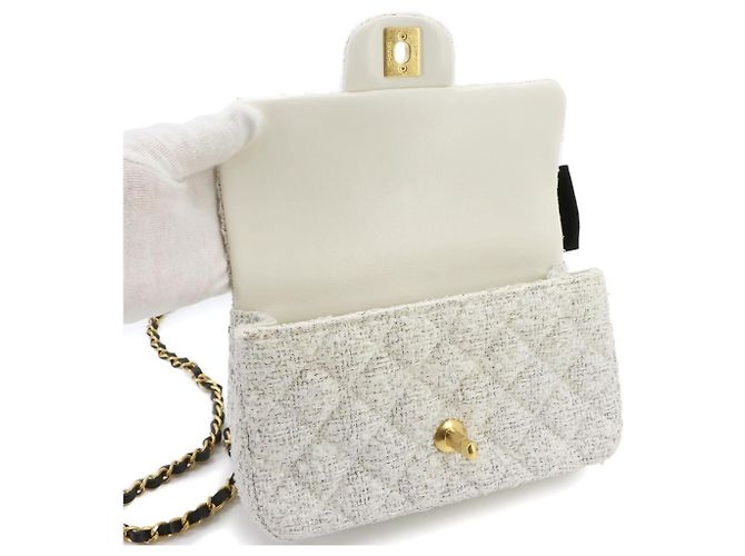 Borsa a spalla con catena 2-way Chanel Matelasse - vista 7