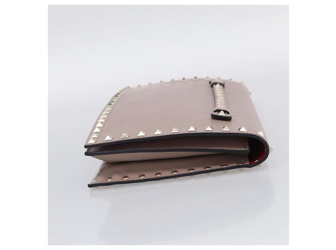 Valentino Garavani Rockstud Flap Clutch Leather Small - vista 4