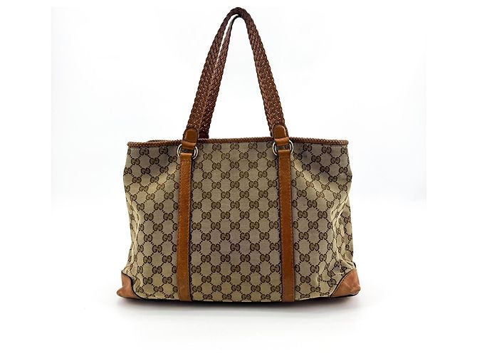 Gucci Bella GG Canvas with Leather Medium - vista 2