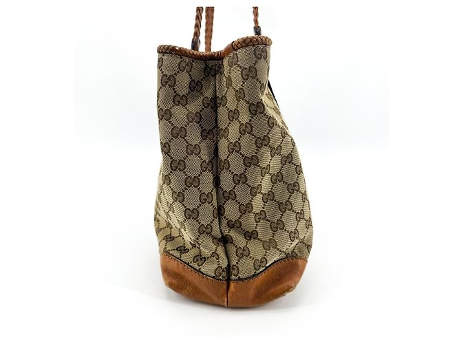 Gucci Bella GG Canvas with Leather Medium - vista 3
