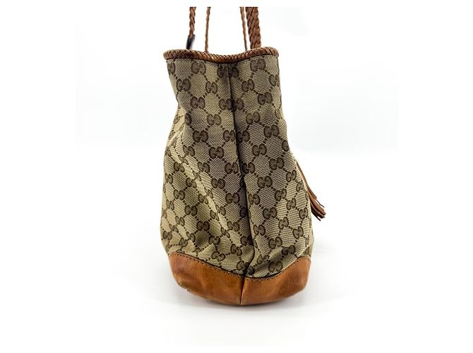 Gucci Bella GG Canvas with Leather Medium - vista 4