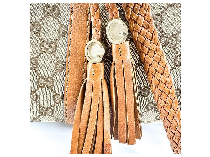 Gucci Bella GG Canvas with Leather Medium - vista 6
