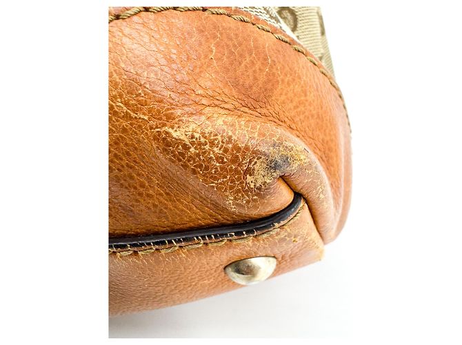 Gucci Bella GG Canvas with Leather Medium - vista 7